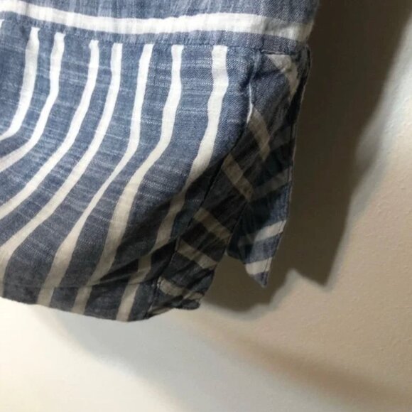 Athleta Stripped Cotton Dress, L - Picture 7 of 10